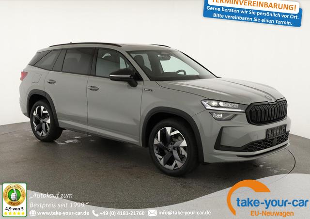 Skoda Kodiaq - 1.5 TSI mHEV 110kW Sportline DSG Sportline, Pano, AHK, Navi, Matrix Vorlauffahrzeug