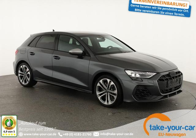 Audi S3 - 2.0 TFSI quattro Sportback quattro, Matrix, Optik schwarz, Kamera, el. Klappe, 4-J Garantie Vorlauffahrzeug