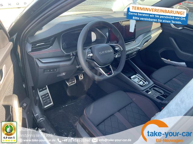 Skoda Octavia Combi - RS 2.0 TSI DSG, Sonderlackierung, Pano, AHK, 19 Zoll, Canton, el. Klappe, Navi, Matrix, sofort Vorlauffahrzeug