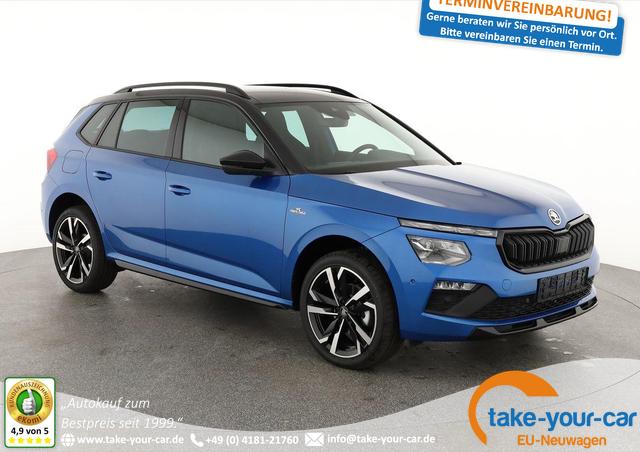 Skoda Kamiq - Monte Carlo 1.5 TSI DSG Carlo, AHK, Navi, Matrix, 18-Zoll, Side, ACC, Pano, 5-J Garantie Vorlauffahrzeug