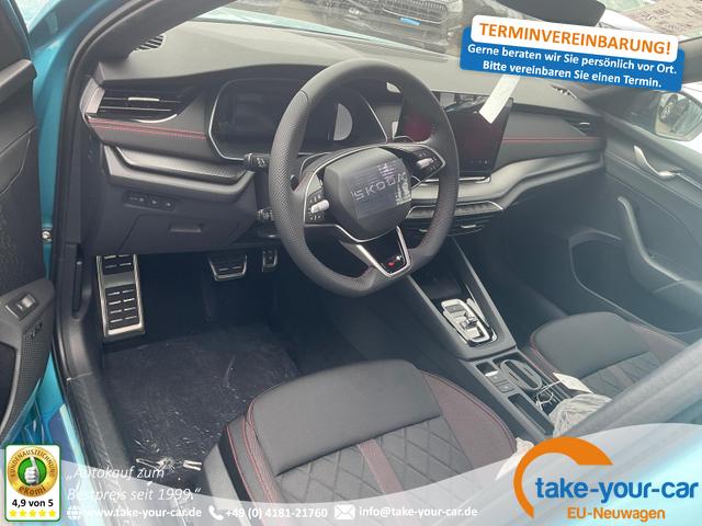 Skoda Octavia Combi - RS 2.0 TSI DSG, Sonderlackierung, Pano, AHK, 19 Zoll, Canton, el. Klappe, Navi, Matrix, sofort Vorlauffahrzeug