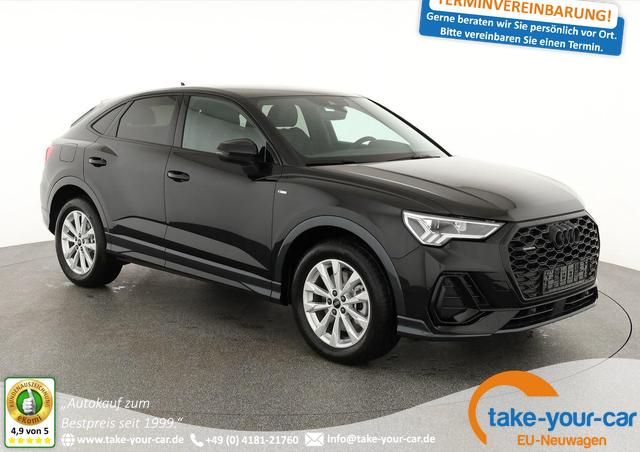 Audi Q3 Sportback - 45 TFSI quattro S line qu S-LINE, AHK, Optik schwarz, Navi, Kamera, el. Klappe Vorlauffahrzeug
