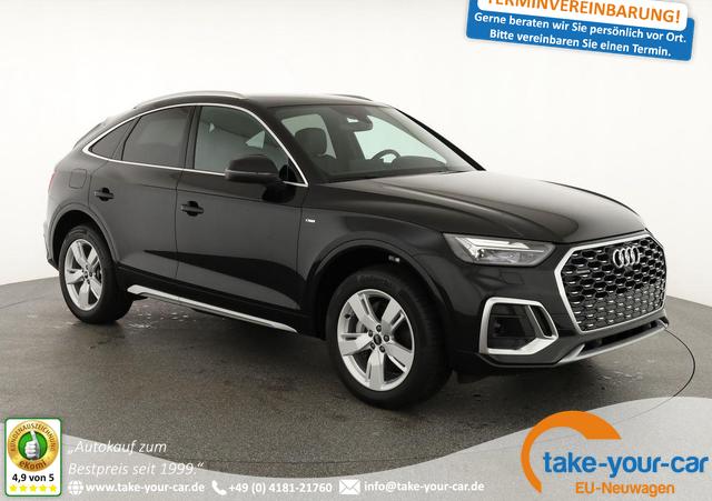 Audi Q5 Sportback - 55 TFSI e quattro S line TFSIe S-LINE, AHK, 19-Zoll, Teilleder Vorlauffahrzeug