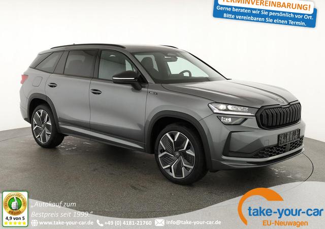 Skoda Kodiaq - 1.5 TSI mHEV 110kW Sportline DSG Sportline, 7-Sitzer, 20-Zoll, AHK, Navi, Matrix Vorlauffahrzeug