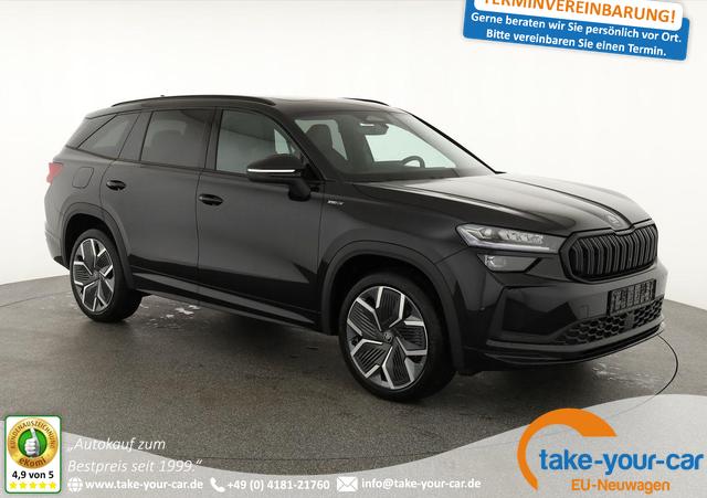 Skoda Kodiaq - 2.0 TDI 142kW 4x4 Sportline DSG Sportline, 7-Sitzer, Pano, 20-Zoll, AHK, Navi, Matrix Vorlauffahrzeug