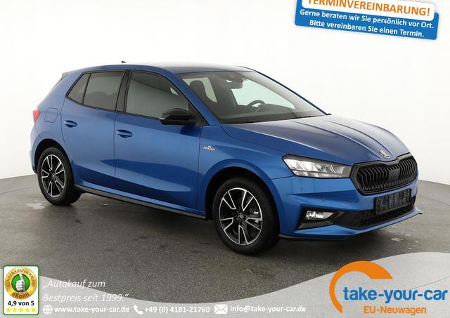 Skoda Fabia - Monte Carlo 1.0 TSI Carlo, Kamera, SmartLink, Winter, Ladeboden Vorlauffahrzeug