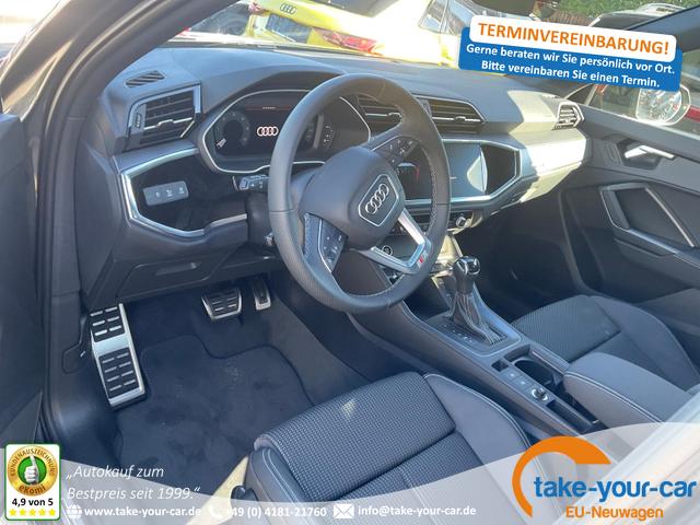 Audi Q3 Sportback - 40 TDI quattro S line qu S-LINE, AHK, 19-Zoll, Optik schwarz, Navi, Kamera, el. Klappe Vorlauffahrzeug