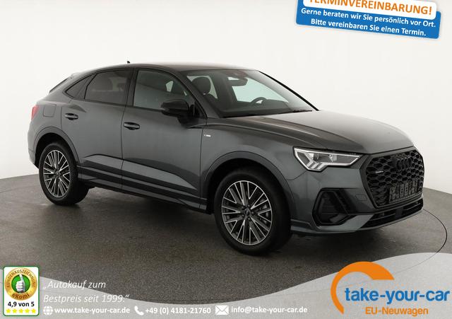 Audi Q3 Sportback - 40 TDI quattro S line qu S-LINE, AHK, 19-Zoll, Optik schwarz, Navi, Kamera, el. Klappe, 4-J. Garantie Vorlauffahrzeug