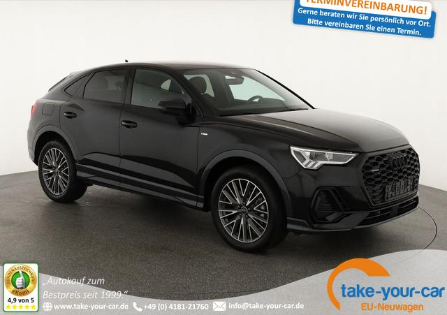 Audi Q3 Sportback - 40 TDI quattro S line qu S-LINE, AHK, 19-Zoll, Optik schwarz, Navi, Kamera, el. Klappe, 4-J. Garantie Vorlauffahrzeug