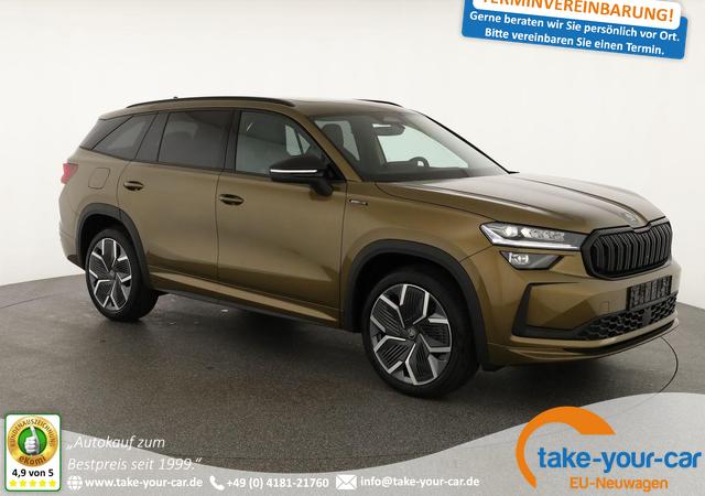 Skoda Kodiaq - 2.0 TDI 142kW 4x4 Sportline DSG Sportline, Pano, 20-Zoll, AHK, Navi, Matrix Vorlauffahrzeug
