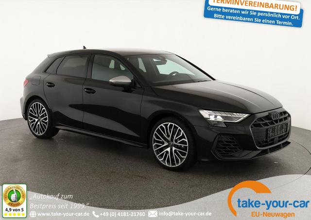 Audi S3 - 2.0 TFSI quattro Sportback quattro, 19-Zoll, Matrix, Optik schwarz, Kamera, el. Klappe, 4-J Garantie Vorlauffahrzeug
