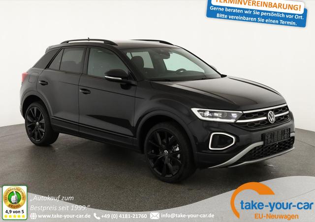 Volkswagen T-Roc - Style 1.5 TSI DSG Black Style, AHK, IQ.Light, 19-Zoll, easyOpen, Navi Vorlauffahrzeug
