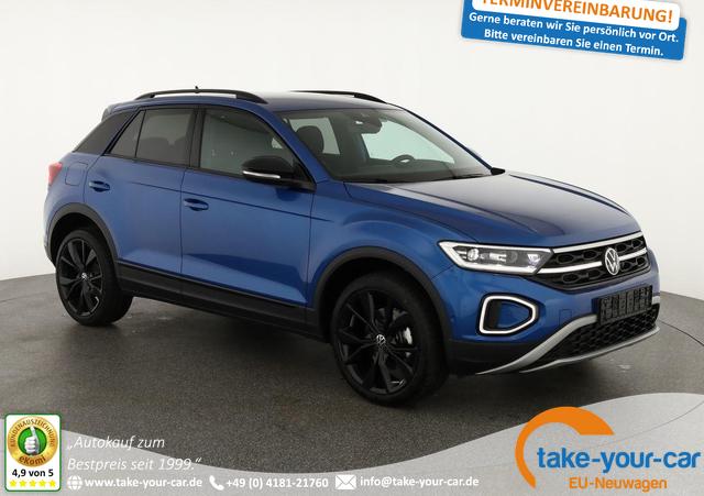 Volkswagen T-Roc - Style 1.5 TSI DSG Black Style, AHK, IQ.Light, 19-Zoll, easyOpen, Navi Vorlauffahrzeug