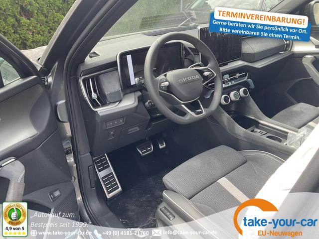 Skoda Kodiaq - 2.0 TDI 142kW 4x4 Sportline DSG Sportline, 7-Sitzer, Pano, 20-Zoll, AHK, Navi, Matrix Vorlauffahrzeug