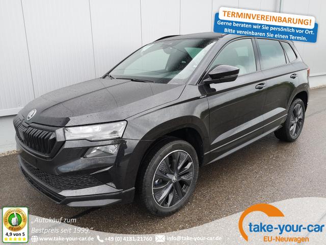 Skoda Karoq - Sportline 2.0TDI DSG 4x4 AHK Matrix Navi ACC Vorlauffahrzeug