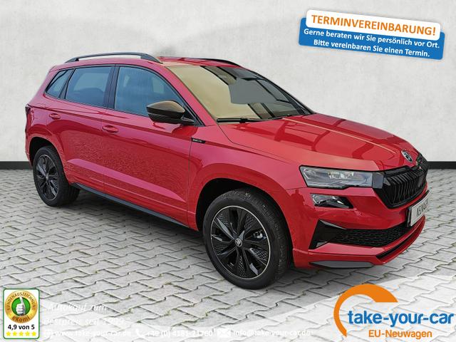 Skoda Karoq - Sportline 1.5 TSI DSG / ACC Navi AHK Vorlauffahrzeug