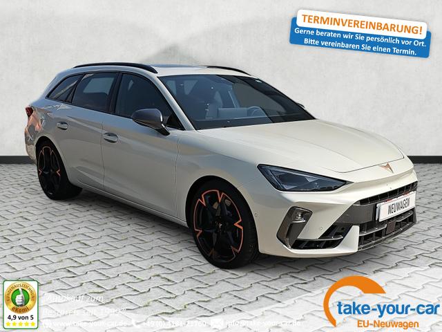 Cupra Leon Sportstourer - 2.0 TSI 245 kW 4Drive VZ DSG Pano AHK Vorlauffahrzeug