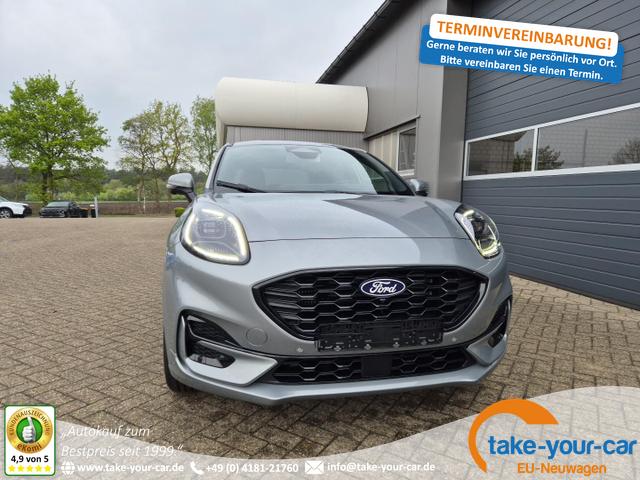 Ford Puma - ST-Line 1.0 EcoBoost Hybrid 125PS 4x Kamera Lenkradheizung Sitzheizung Klimaautomatik ACC elektr.Heckklappe Bluetooth Apple Carplay Android Auto PDC v+h 2xKeyless 17-LM Vorlauffahrzeug