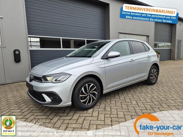 Volkswagen Polo - Life 1.0 TSI 95PS Rückf.Kamera Sitzheizung Digital Cockpit Klima PDC abgd.Scheiben Bluetooth Apple Car Play Android Auto 15-LM Vorlauffahrzeug