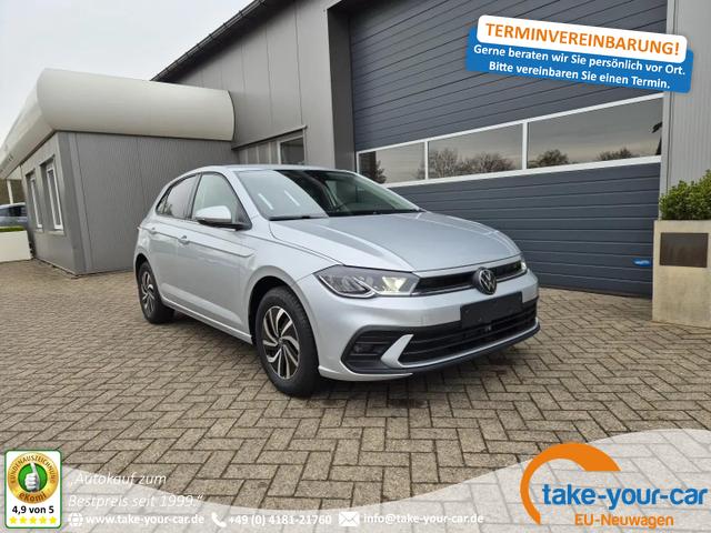 Volkswagen Polo - Life 1.0 TSI 95PS Rückf.Kamera Sitzheizung Digital Cockpit Klima PDC abgd.Scheiben Bluetooth Apple Car Play Android Auto 15-LM Vorlauffahrzeug
