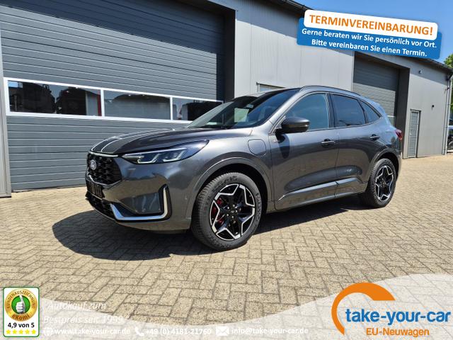 Ford Kuga - ST-Line X 243PS PHEV Automatik Matrix-LED elektr. PanoDach schwenkb. AHK Head-Up-Display Sitzheizung v+h Lenkradheizung Frontscheibe beheizb. Navi SYNC4 Apple CarPlay Android Auto Touchscreen PDC 4xKamera 2xKeyless B+O Sound 19"LM vollelektr. Re Vorlauffahrzeug