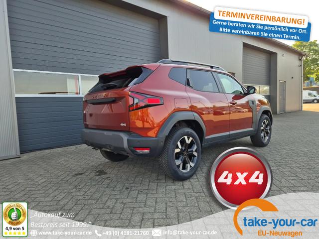 Dacia Duster - Extreme 4x4 130PS 1.2 TCe 4x Kamera Lenkradheizung Sitzheizung Klimaautomatik Teil-Leder Bluetooth Apple Carplay Android Auto PDC v+h 2xKeyless 17-LM Ganzj.Reifen Vorlauffahrzeug