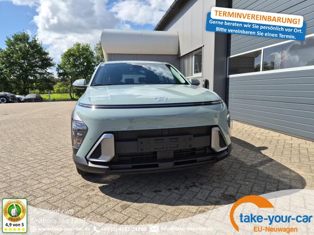 Hyundai KONA - Select 1.6 GDI 129PS Hybrid Automatik MY2025 Voll-LED Klimaautomatik Navi Rückf.Kamera PDC v+h 12,3"-Touchscreen DAB+ Apple CarPlay Android Auto Tempomat 16-LM Vorlauffahrzeug