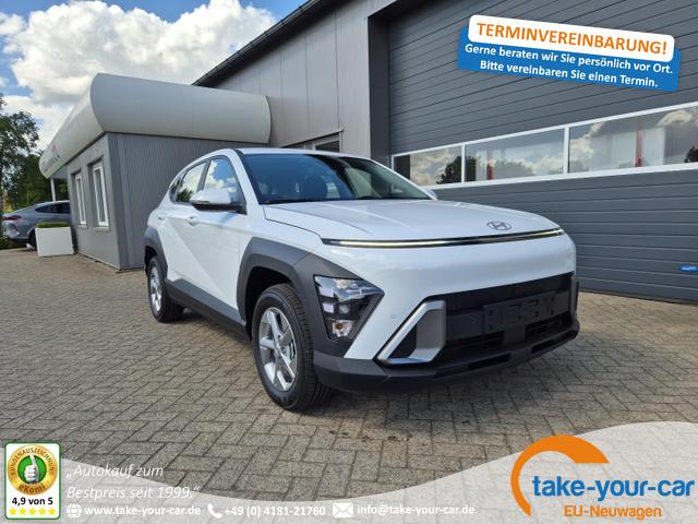 Hyundai KONA - Select 1.6 GDI 129PS Hybrid Automatik MY2025 Voll-LED Klimaautomatik Navi Rückf.Kamera PDC v+h 12,3"-Touchscreen DAB+ Apple CarPlay Android Auto Tempomat 16-LM Vorlauffahrzeug