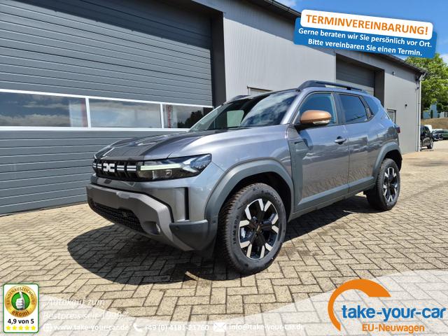 Dacia Duster - Extreme 4x4 130PS 1.2 TCe Frontscheibe beheizb. 4x Kamera Lenkradheizung Sitzheizung Klimaautomatik Teil-Leder elektr.Parkbremse Bluetooth Apple Carplay Android Auto PDC v+h 2xKeyless 17-LM Ganzj.Reifen Vorlauffahrzeug