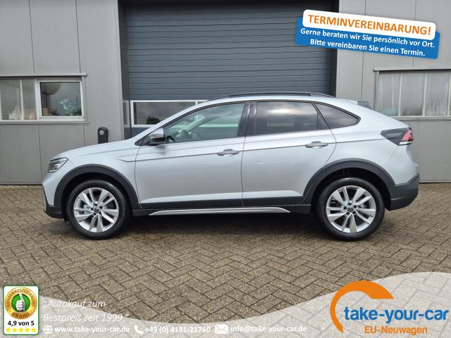 Volkswagen Taigo - 1.5 TSI 150PS DSG Life LED-Matrix-Scheinwerfer Klimaautomatik Sitzheizung PDC Rückf.Kamera 17-LM abged.Scheiben 2xKeyless DAB+ Bluetooth Touchscreen Apple CarPlay Android Auto Vorlauffahrzeug