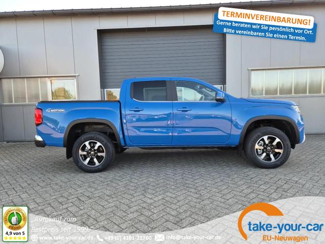 Volkswagen Amarok - Style DoKa 3.0 TDI 240PS 4x4 Automatik Laderaumabdeckung Navi Lenkradheizung Frontscheibe beheizb. Sitzheizung AHK Rückf.Kamera ACC Klimaautomatik PDC v+h Apple Carplay Android Auto 2xKeyless 18"LM Vorlauffahrzeug