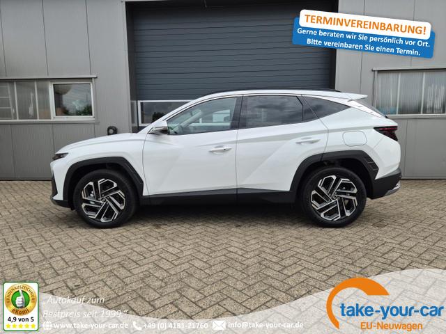 Hyundai TUCSON - Trend 1.6 T-GDI 252PS Automatik PHEV FACELIFT MY2025 Sitzheizung ACC Klimaautomatik Navi 12,3"-Touchscreen DAB+ wireless Apple CarPlay + Android Auto PDC v+h Rückf.Kamera 2xKeyless 19-LM Vorlauffahrzeug