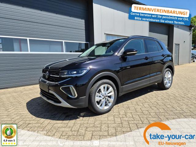 Volkswagen T-Cross - 1.0 TSI 116PS DSG Life LED-Matrix-Scheinwerfer Klimaautomatik Sitzheizung PDC Rückf.Kamera 17-LM abged.Scheiben 2xKeyless DAB+ Bluetooth Touchscreen Apple CarPlay Android Auto Vorlauffahrzeug