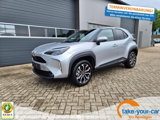 Toyota Yaris Cross - 1.5VVT-iE 130PS Automatik Teamplayer Klimaautomatik Sitzheizung Lenkradheizung PDC v+h Rückf.Kamera 17-LM abged.Scheiben 2xKeyless DAB+ Bluetooth Touchscreen Apple CarPlay Android Auto Vorlauffahrzeug
