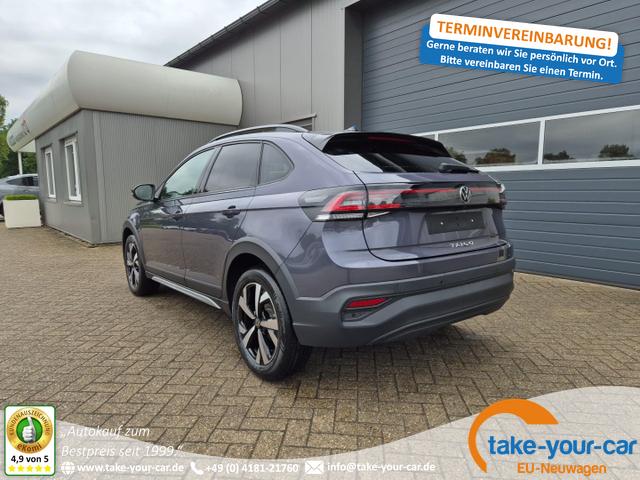 Volkswagen Taigo - 1.0 TSI 116PS DSG Life LED-Matrix-Scheinwerfer Klimaautomatik Sitzheizung PDC Rückf.Kamera 17-LM abged.Scheiben 2xKeyless DAB+ Bluetooth Touchscreen Apple CarPlay Android Auto Vorlauffahrzeug