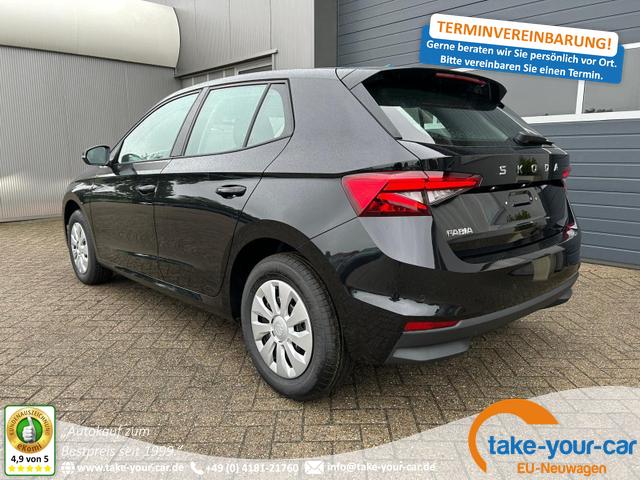 Skoda Fabia - 1.0 TSI 95PS Selection 5-türig Rückf.Kamera Parksensoren Sitzheizung Multifunktionslenkrad Klima Skoda-Radio Bluetooth Touchscreen Tempomat Nebelsch. Apple CarPlay + Android Auto Vorlauffahrzeug