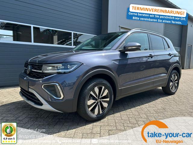 Volkswagen T-Cross - 1.0 TSI 116PS DSG Life LED-Matrix-Scheinwerfer Klimaautomatik Sitzheizung PDC Rückf.Kamera 17-LM abged.Scheiben 2xKeyless DAB+ Bluetooth Touchscreen Apple CarPlay Android Auto Vorlauffahrzeug