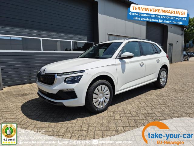Skoda Kamiq - 1.0 TSI 115PS DSG Selection Klimaautomatik Sitzheizung Parksensoren Multifunktionslenkrad Skoda-Radio Bluetooth Touchscreen Tempomat Nebelsch. wireless Apple CarPlay + Android Auto Vorlauffahrzeug