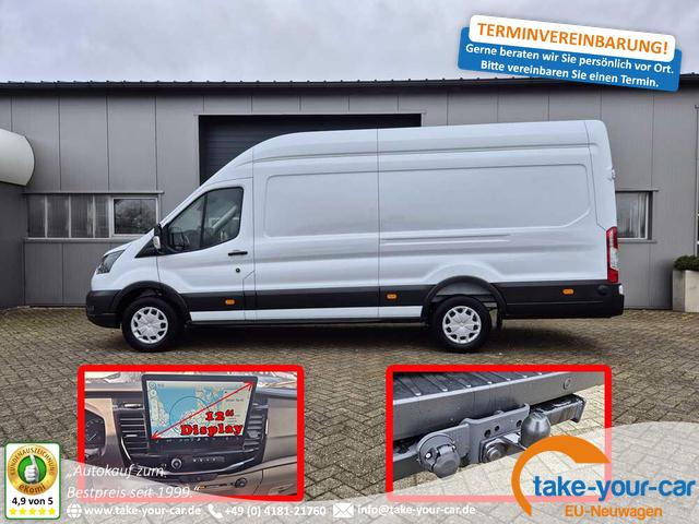 Ford Transit - 350 L4H3 2.0 EcoBlue 130PS Trend Heckantrieb 3,5t 2-Sitzer AHK Sitzheizung Frontscheibe beheizb. Klimaautomatik Navi PDC v+h Bluetooth DAB Apple CarPlay Android Auto Tempomat Ganzj.Reifen Vorlauffahrzeug