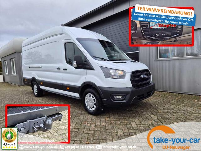 Ford Transit - 350 L4H3 2.0 EcoBlue 130PS Trend Heckantrieb 3,5t 2-Sitzer AHK Sitzheizung Frontscheibe beheizb. Klimaautomatik Navi PDC v+h Bluetooth DAB Apple CarPlay Android Auto Tempomat Ganzj.Reifen Vorlauffahrzeug