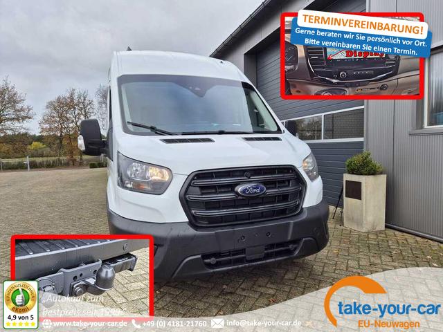 Ford Transit - 350 L4H3 2.0 EcoBlue 130PS Trend Heckantrieb 3,5t 2-Sitzer AHK Sitzheizung Frontscheibe beheizb. Klimaautomatik Navi PDC v+h Bluetooth DAB Apple CarPlay Android Auto Tempomat Ganzj.Reifen Vorlauffahrzeug