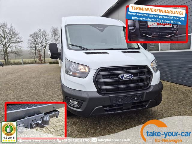 Ford Transit - L2H2 2.0 EcoBlue 130PS Trend 3,5t 2-Sitzer AHK Sitzheizung Lenkradheizung Frontscheibe beheizb. Klimaautomatik PDC v+h Rückf.Kamera Bluetooth DAB Apple CarPlay Android Auto Tempomat Ganzj.Reifen Vorlauffahrzeug