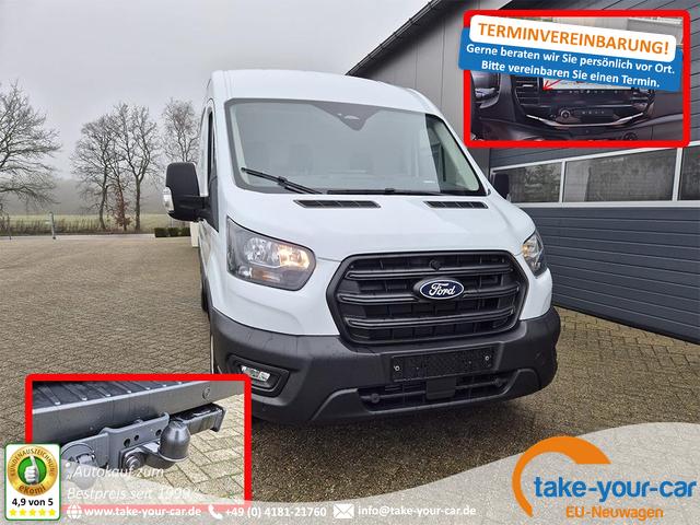 Ford Transit - L2H2 2.0 EcoBlue 130PS Trend 3,5t 3-Sitzer AHK Sitzheizung Lenkradheizung Frontscheibe beheizb. Klimaautomatik Bluetooth DAB Apple CarPlay Android Auto PDC v+h Rückf.Kamera Tempomat Vorlauffahrzeug