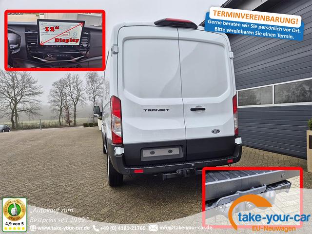 Ford Transit - L2H2 2.0 EcoBlue 130PS Trend 3,5t 3-Sitzer AHK Sitzheizung Lenkradheizung Frontscheibe beheizb. Klimaautomatik PDC v+h Rückf.Kamera Bluetooth DAB Apple CarPlay Android Auto Tempomat Ganzj.Reifen Vorlauffahrzeug