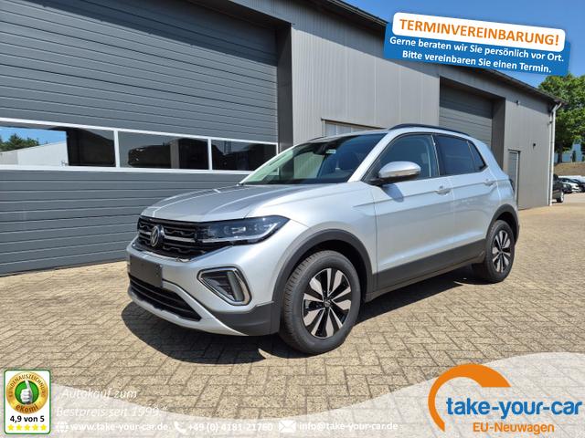 Volkswagen T-Cross - 1.0 TSI 116PS DSG Life LED-Matrix-Scheinwerfer Klimaautomatik Sitzheizung PDC Rückf.Kamera 17-LM abged.Scheiben 2xKeyless DAB+ Bluetooth Touchscreen Apple CarPlay Android Auto Vorlauffahrzeug