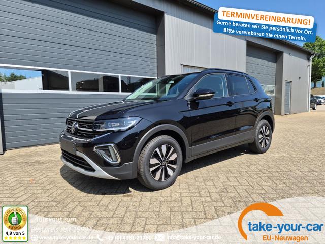 Volkswagen T-Cross - 1.0 TSI 116PS DSG Life LED-Matrix-Scheinwerfer Klimaautomatik Sitzheizung PDC Rückf.Kamera 17-LM abged.Scheiben 2xKeyless DAB+ Bluetooth Touchscreen Apple CarPlay Android Auto Vorlauffahrzeug
