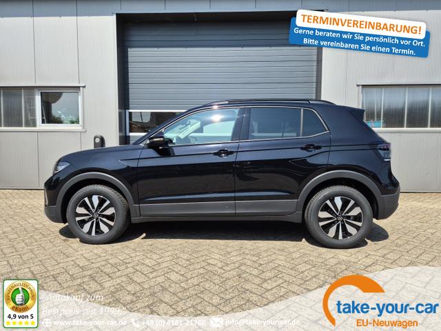 Volkswagen T-Cross - 1.0 TSI 116PS DSG Life LED-Matrix-Scheinwerfer Klimaautomatik Sitzheizung PDC Rückf.Kamera 17-LM abged.Scheiben 2xKeyless DAB+ Bluetooth Touchscreen Apple CarPlay Android Auto Vorlauffahrzeug