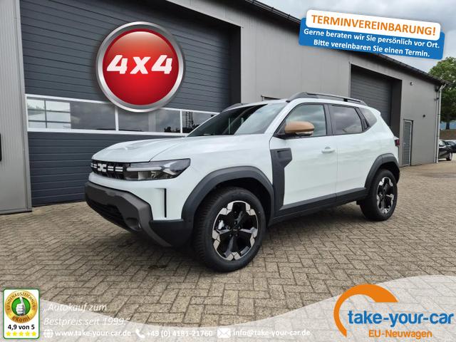 Dacia Duster - Extreme 4x4 130PS 1.2 TCe 4x Kamera Lenkradheizung Sitzheizung Klimaautomatik Teil-Leder elektr.Parkbremse Bluetooth Apple Carplay Android Auto PDC v+h 2xKeyless 18-LM Ganzj.Reifen Vorlauffahrzeug