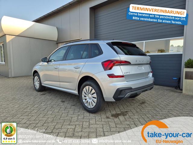 Skoda Kamiq - 1.0 TSI 115PS DSG Selection Matrix-LED Sitzheizung Garantieverlängerung Klimaautomatik Parksensoren Skoda-Radio drahtlos Apple CarPlay + Android Auto Digital Cockpit Tempomat abg.Scheiben Vorlauffahrzeug