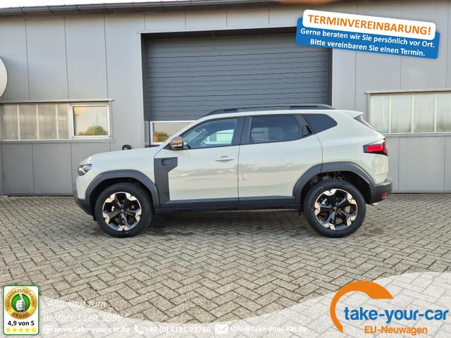 Dacia Duster - Extreme 4x4 130PS 1.2 TCe 4x Kamera Lenkradheizung Sitzheizung Klimaautomatik Teil-Leder elektr.Parkbremse Bluetooth Apple Carplay Android Auto PDC v+h 2xKeyless 18-LM Ganzj.Reifen Vorlauffahrzeug